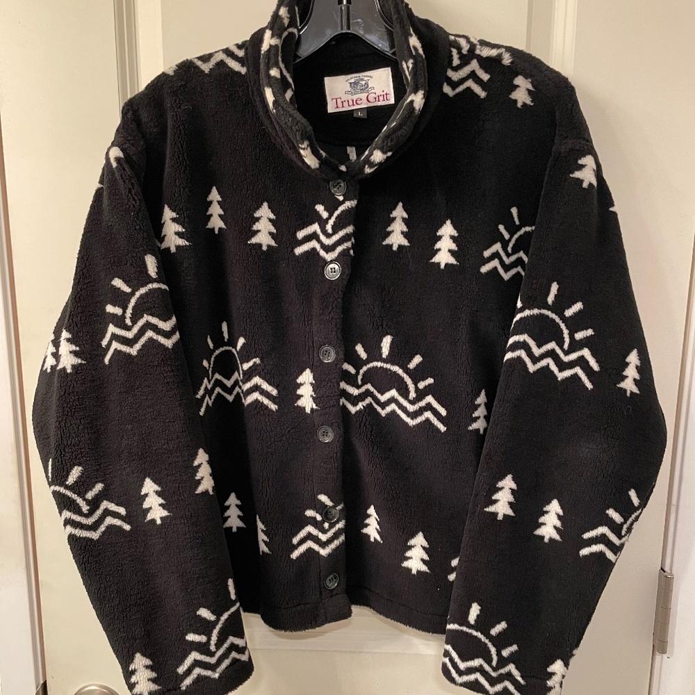 Plush Velvet pile fleece jacket